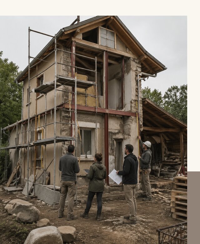 Реконструкция загородного дома под ключ в Белове от бюро